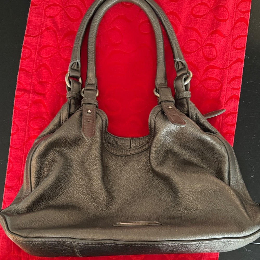 Cole Haan Dark Brown Leather Shoulder Bag